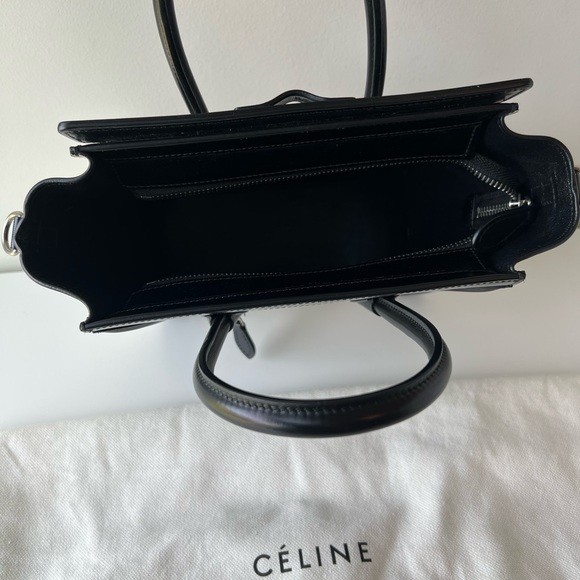 Celine bicolour nano luggage bag - Picture 8 of 12